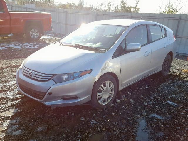 JHMZE2H59AS042420 - 2010 HONDA INSIGHT LX SILVER photo 2