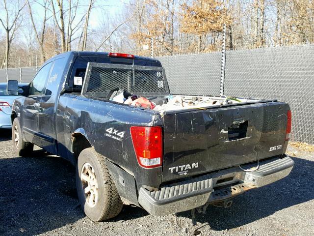 1N6AA06B74N519398 - 2004 NISSAN TITAN XE BLACK photo 3