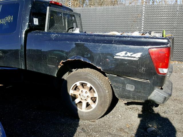 1N6AA06B74N519398 - 2004 NISSAN TITAN XE BLACK photo 9