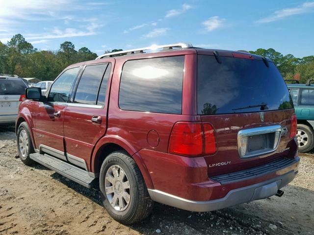 5LMFU28R64LJ22890 - 2004 LINCOLN NAVIGATOR 栗色 照片 3