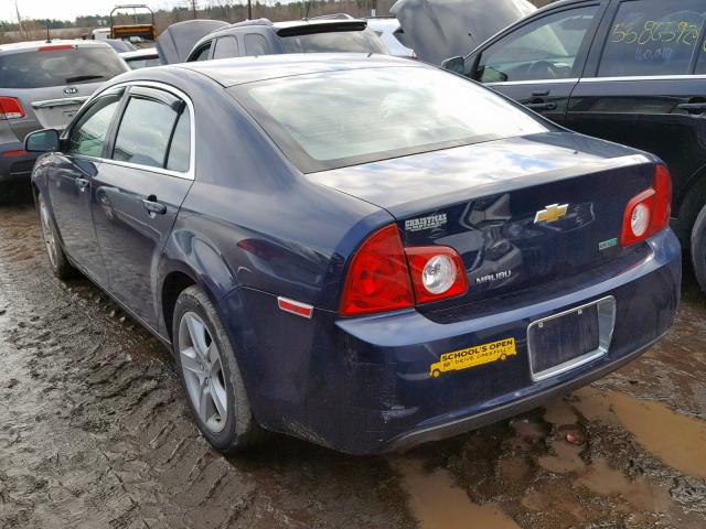 1G1ZA5E0XAF286411 - 2010 CHEVROLET MALIBU LS BLUE photo 3