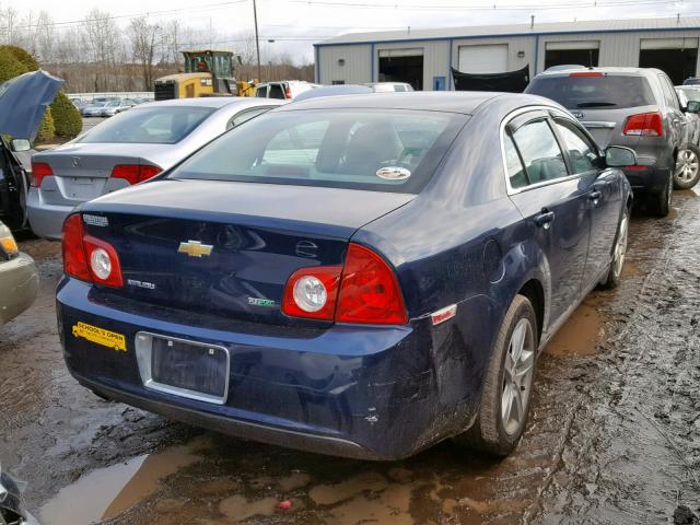 1G1ZA5E0XAF286411 - 2010 CHEVROLET MALIBU LS BLUE photo 4