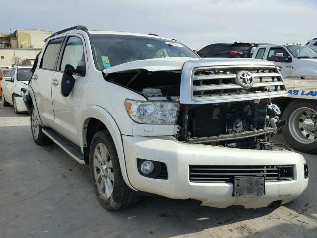 5TDDW5G12ES109334 - 2014 TOYOTA SEQUOIA PL WHITE photo 1