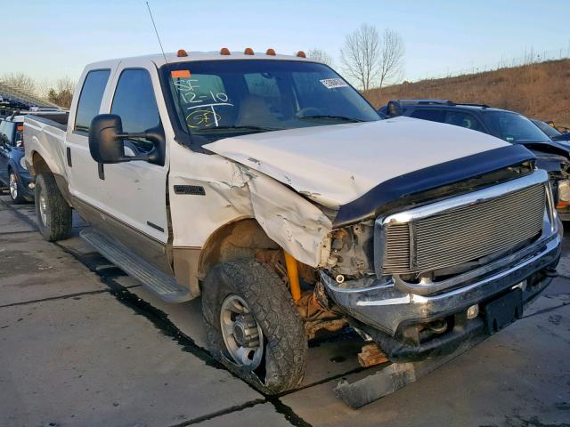 1FTSW31F91EC04537 - 2001 FORD F350 SRW S WHITE photo 1