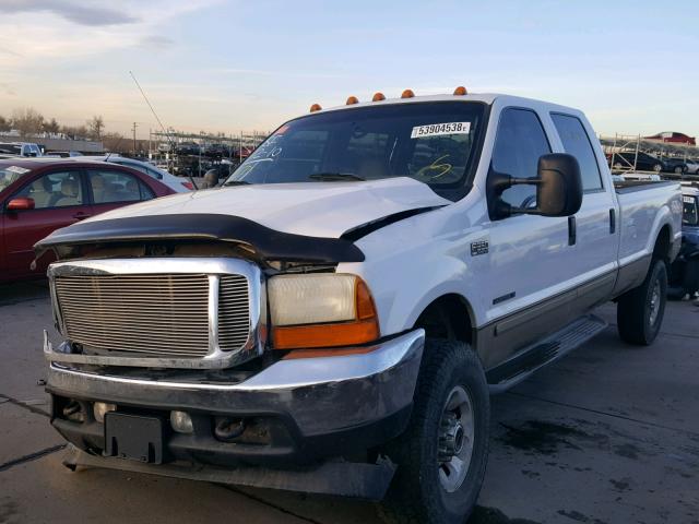 1FTSW31F91EC04537 - 2001 FORD F350 SRW S WHITE photo 2