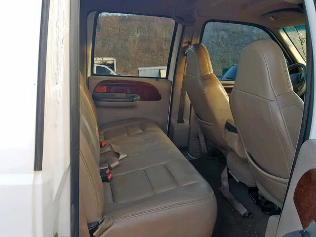 1FTSW31F91EC04537 - 2001 FORD F350 SRW S WHITE photo 6