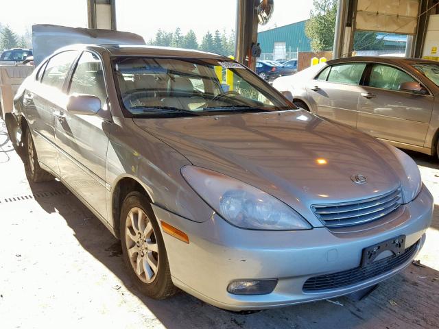 JTHBF30G630118241 - 2003 LEXUS ES 300 SILVER photo 1