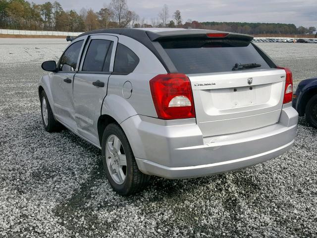 1B3HB48B58D754849 - 2008 DODGE CALIBER SX SILVER photo 3