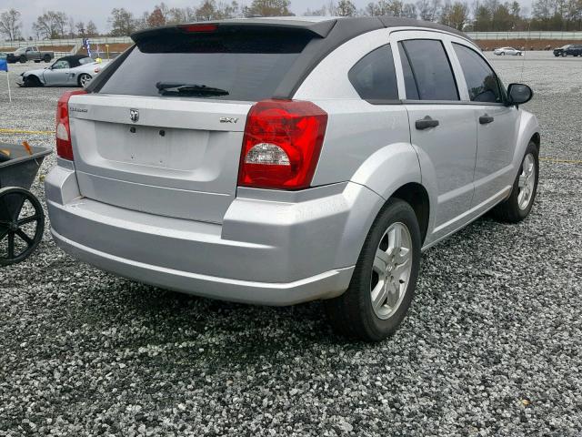 1B3HB48B58D754849 - 2008 DODGE CALIBER SX SILVER photo 4