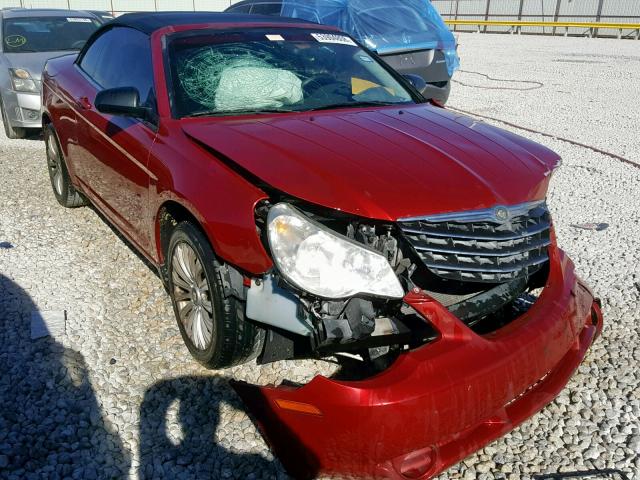 1C3LC45B49N515321 - 2009 CHRYSLER SEBRING LX RED photo 1