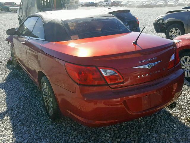 1C3LC45B49N515321 - 2009 CHRYSLER SEBRING LX RED photo 3