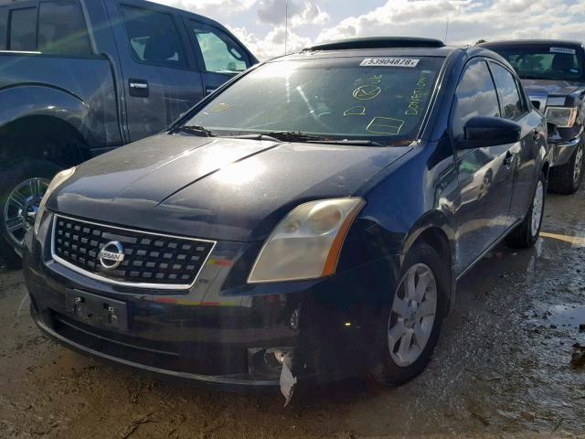 3N1AB61E98L751210 - 2008 NISSAN SENTRA 2.0 BLACK photo 2