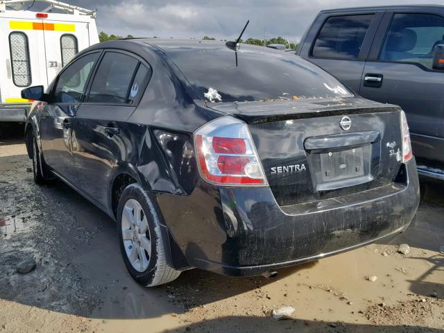 3N1AB61E98L751210 - 2008 NISSAN SENTRA 2.0 BLACK photo 3