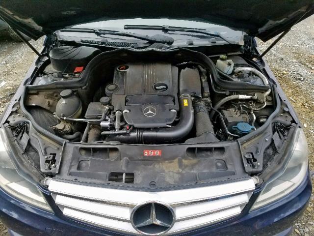 WDDGF4HB4CR226428 - 2012 MERCEDES-BENZ C 250 BLACK photo 7