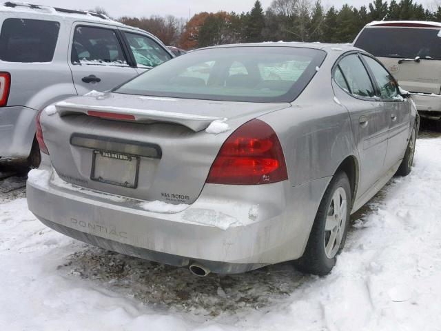 2G2WP552481116478 - 2008 PONTIAC GRAND PRIX ვერცხლისფერი ფოტო 4