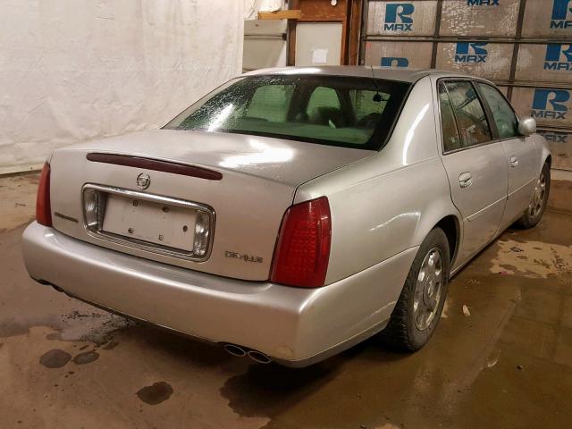 1G6KD54Y43U284369 - 2003 CADILLAC DEVILLE SILVER photo 4