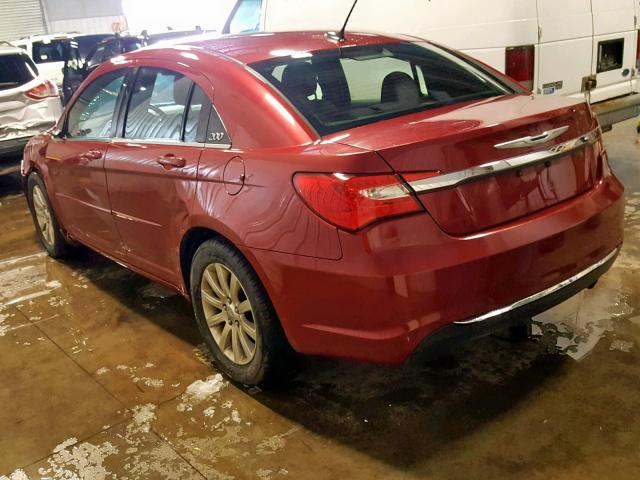 1C3CCBBB3DN635709 - 2013 CHRYSLER 200 TOURIN MAROON photo 3