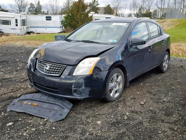 3N1AB61E37L609126 - 2007 NISSAN SENTRA 2.0 BLACK photo 2