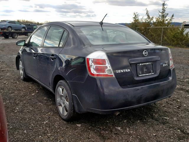 3N1AB61E37L609126 - 2007 NISSAN SENTRA 2.0 BLACK photo 3