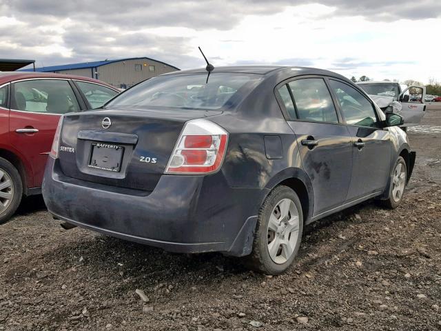 3N1AB61E37L609126 - 2007 NISSAN SENTRA 2.0 BLACK photo 4