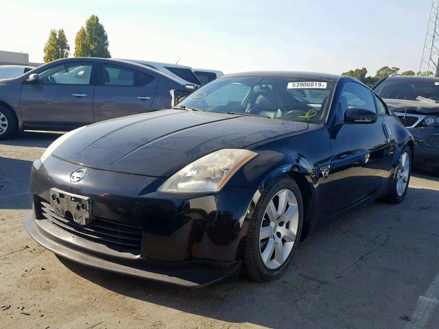 JN1AZ34E25M655376 - 2005 NISSAN 350Z COUPE BLACK photo 2