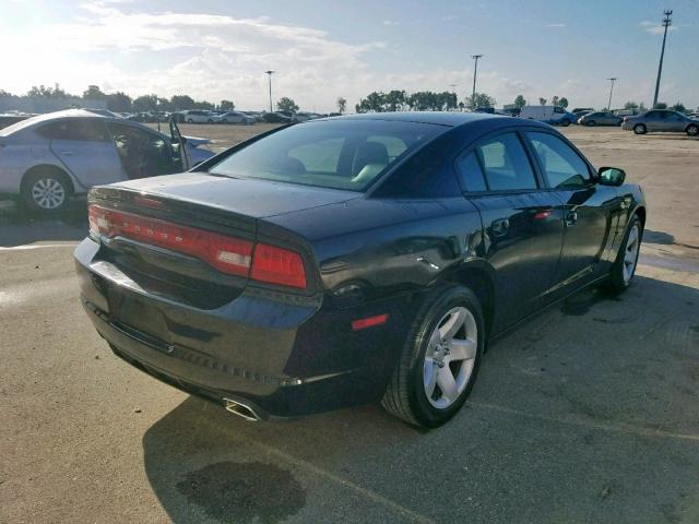 2B3CL1CT7BH540574 - 2011 DODGE CHARGER PO BLACK photo 4
