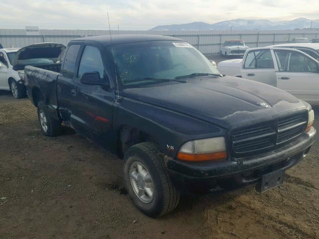 1B7GG23X0VS303192 - 1997 DODGE DAKOTA BLACK photo 1