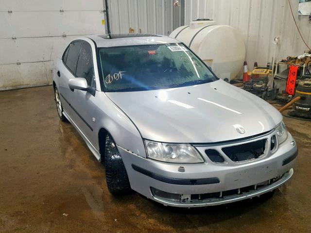 YS3FH49Y141025713 - 2004 SAAB 9-3 AERO SILVER photo 1