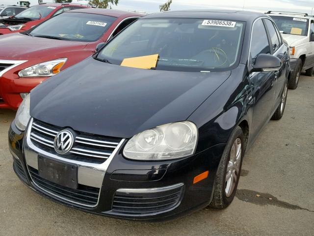 3VWEG71K07M082990 - 2007 VOLKSWAGEN JETTA WOLF BLACK photo 2