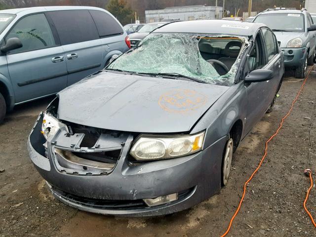 1G8AL52F55Z140388 - 2005 SATURN ION LEVEL GRAY photo 2
