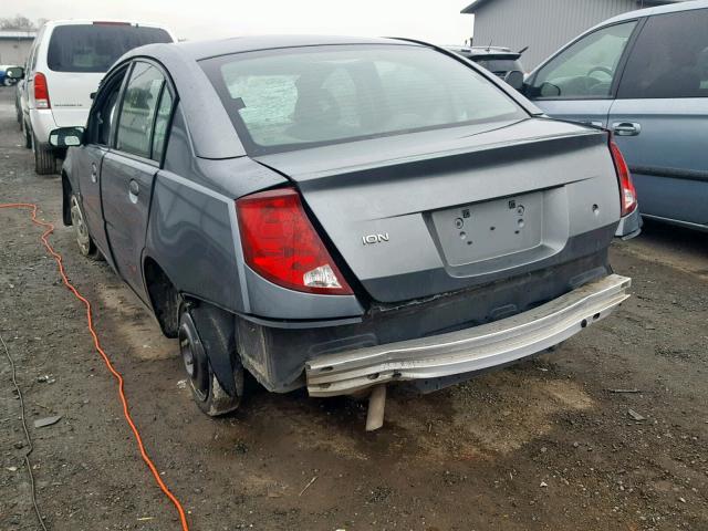 1G8AL52F55Z140388 - 2005 SATURN ION LEVEL GRAY photo 3