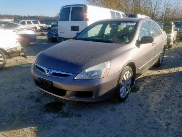 1HGCM66826A041414 - 2006 HONDA ACCORD EX GRAY photo 2