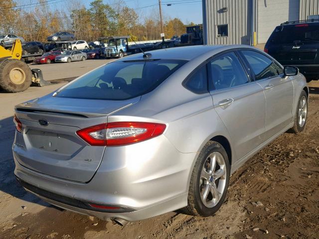 3FA6P0H78DR224698 - 2013 FORD FUSION SE SILVER photo 4