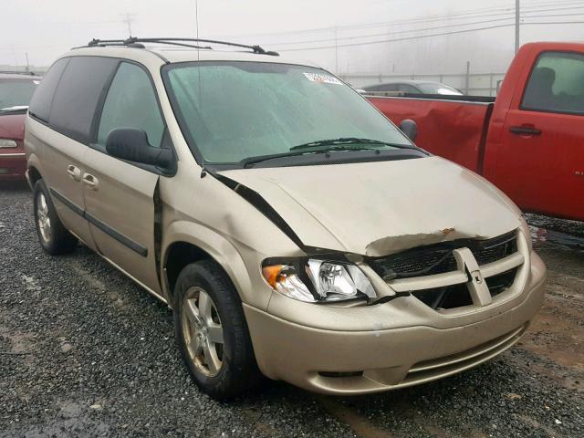 1D4GP45R56B537861 - 2006 DODGE CARAVAN SX GOLD photo 1