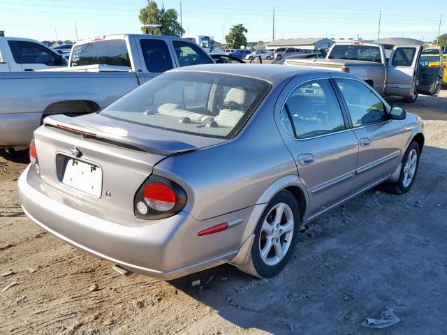 JN1CA31D51T842395 - 2001 NISSAN MAXIMA GXE SILVER photo 4