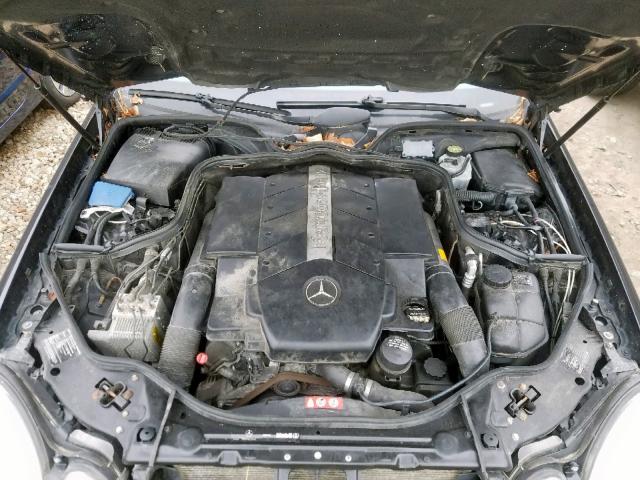 WDBUF83J76X189506 - 2006 MERCEDES-BENZ E 500 4MAT BLACK photo 7