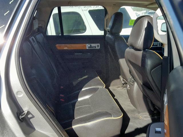 2LMDU68C38BJ16469 - 2008 LINCOLN MKX GOLD photo 6