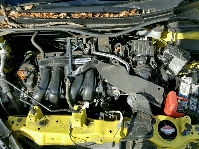 JHMGK5H78GX032024 - 2016 HONDA FIT EX YELLOW photo 7