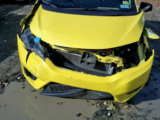 JHMGK5H78GX032024 - 2016 HONDA FIT EX YELLOW photo 9