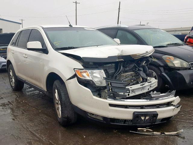 2FMDK4JC4ABA72620 - 2010 FORD EDGE SEL WHITE photo 1