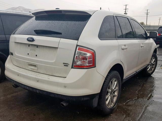 2FMDK4JC4ABA72620 - 2010 FORD EDGE SEL WHITE photo 4