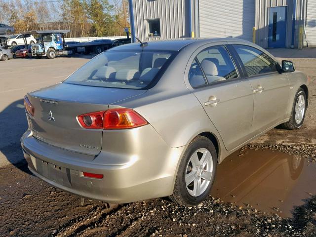 JA3AU26UX8U004980 - 2008 MITSUBISHI LANCER ES TAN photo 4