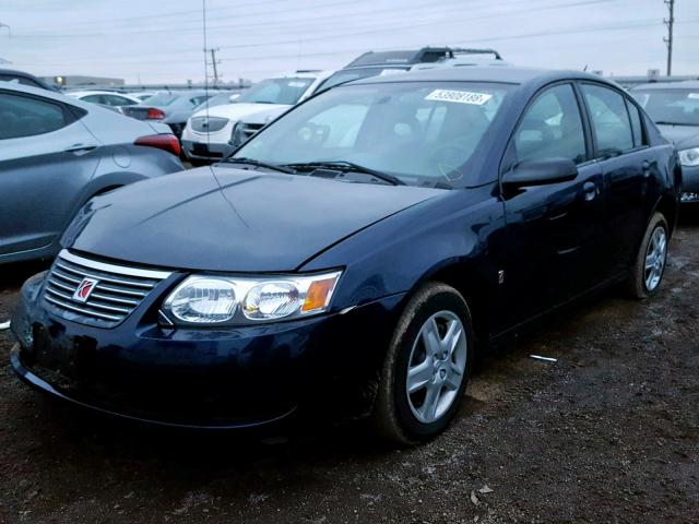 1G8AJ55F77Z156631 - 2007 SATURN ION LEVEL BLUE photo 2