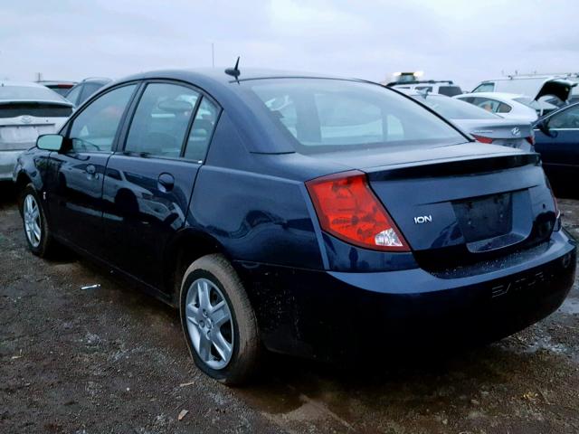 1G8AJ55F77Z156631 - 2007 SATURN ION LEVEL BLUE photo 3