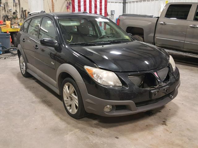 5Y2SL678X7Z416819 - 2007 PONTIAC VIBE BLACK photo 1