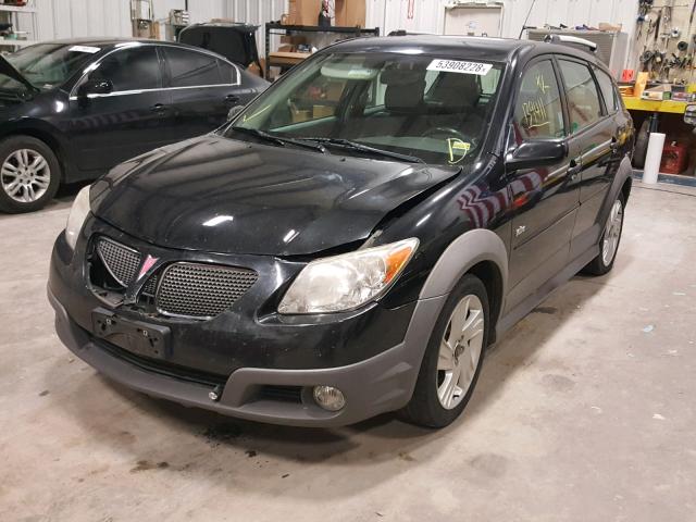 5Y2SL678X7Z416819 - 2007 PONTIAC VIBE BLACK photo 2