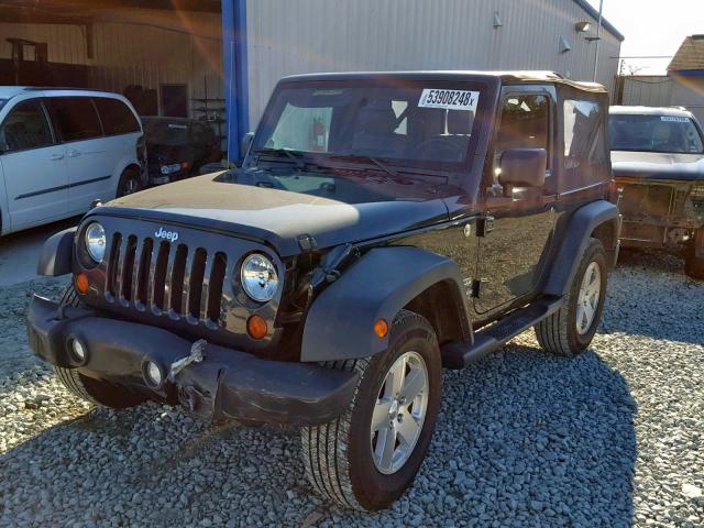 1J4AA2D15AL133377 - 2010 JEEP WRANGLER S BLACK photo 2