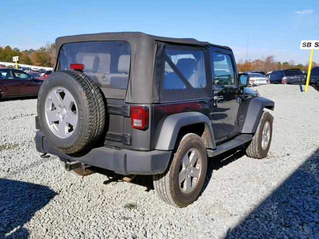 1J4AA2D15AL133377 - 2010 JEEP WRANGLER S BLACK photo 4