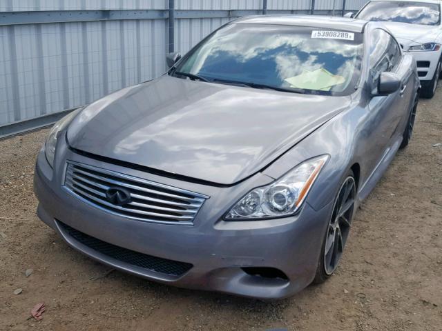 JNKCV64E48M108583 - 2008 INFINITI G37 BASE CHARCOAL photo 2