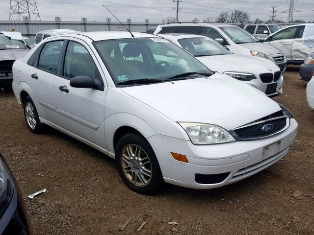 1FAFP34N87W250290 - 2007 FORD FOCUS ZX4 WHITE photo 1